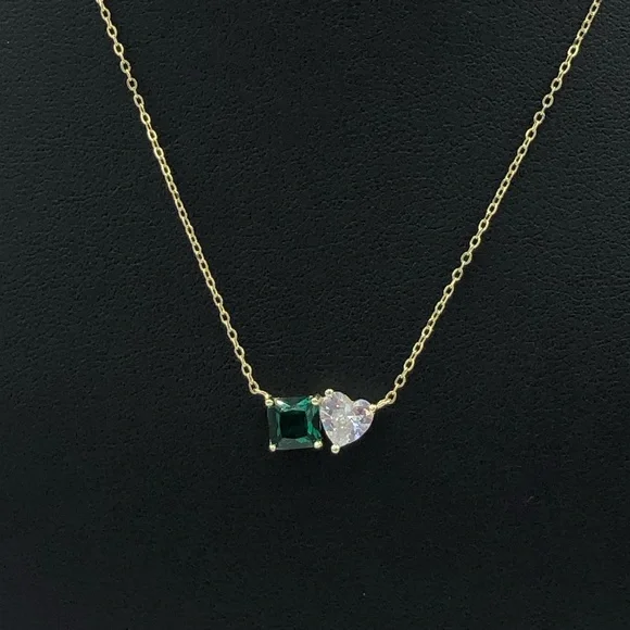 2 Stone Duo Necklace - Picture 8 of 10